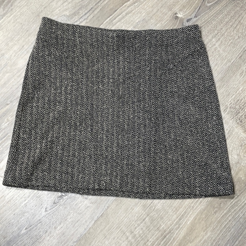 NWOT EXPRESS STRETCH BROWN TWEED MINI SKIRT SIZE XS
